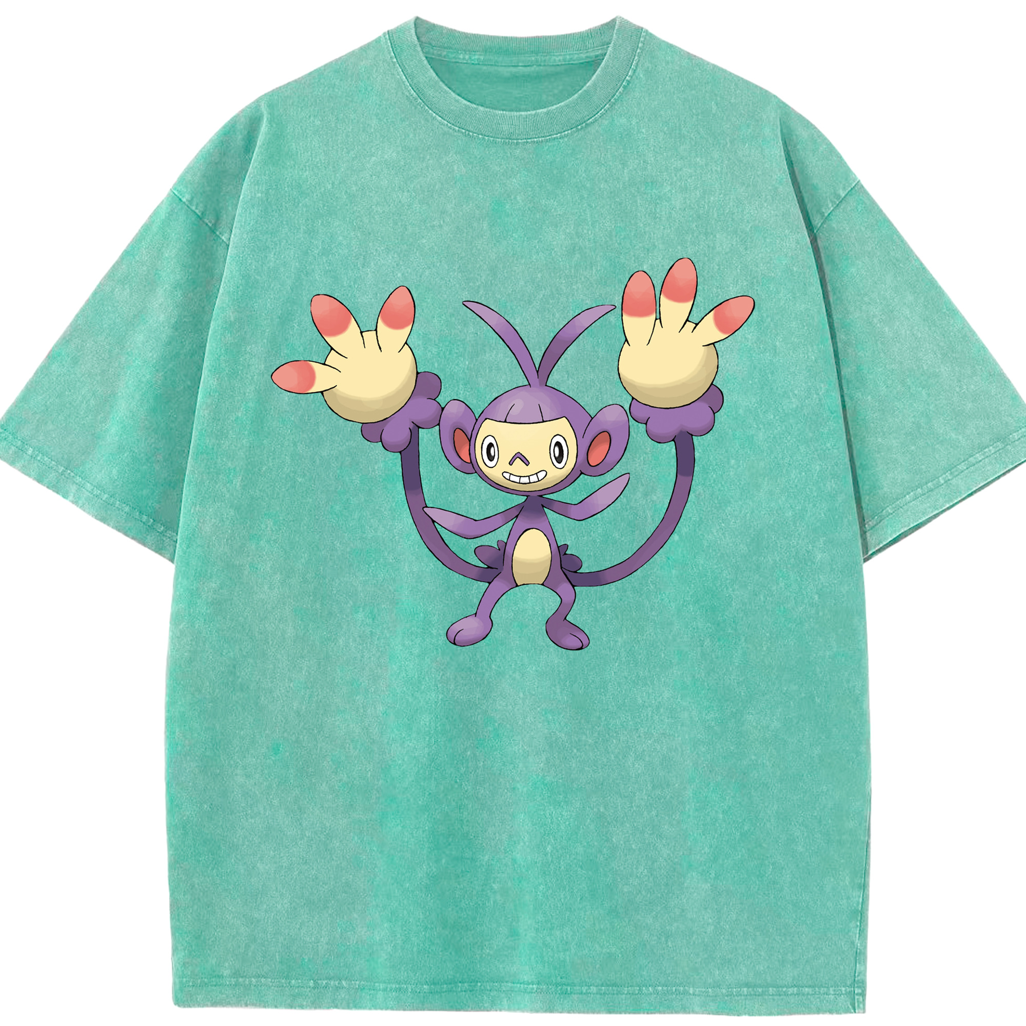 （画像用） ポケットモンスター Pokémon 綿100% ヴィンテージ風 半袖Tシャツ（フロントプリント）